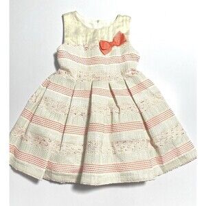 Abel and Lula Dress size 116 cm size 6 Pink Ivory Easter Flower Girl Party